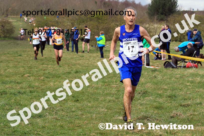 Womens and Mens 65+ in the 2023 BMAF Cross Country Champs., Wallsend. Photo: David T. Hewitson/Sports for All Pics